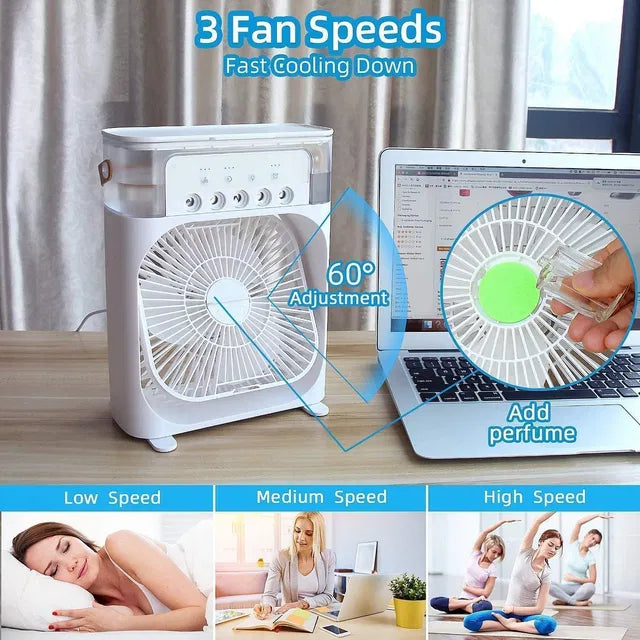 High-Speed Electric Fan with Powerful Airflow & Low Noise