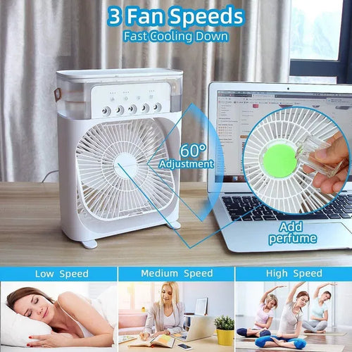 High-Speed Electric Fan with Powerful Airflow & Low Noise